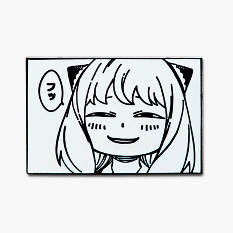 Anya Heh Face Smile Enamel Pin Spy X Family