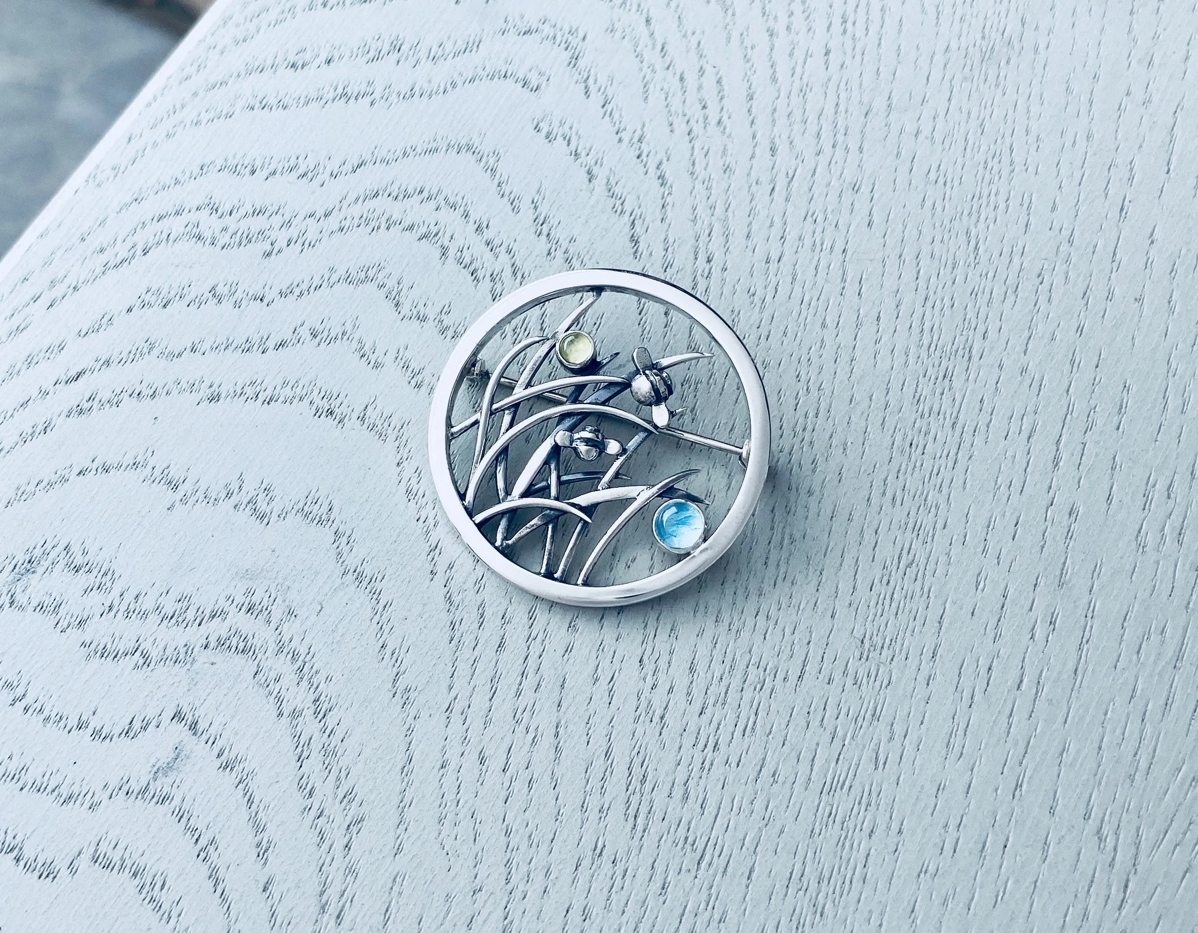 Beach Grass Brooch
