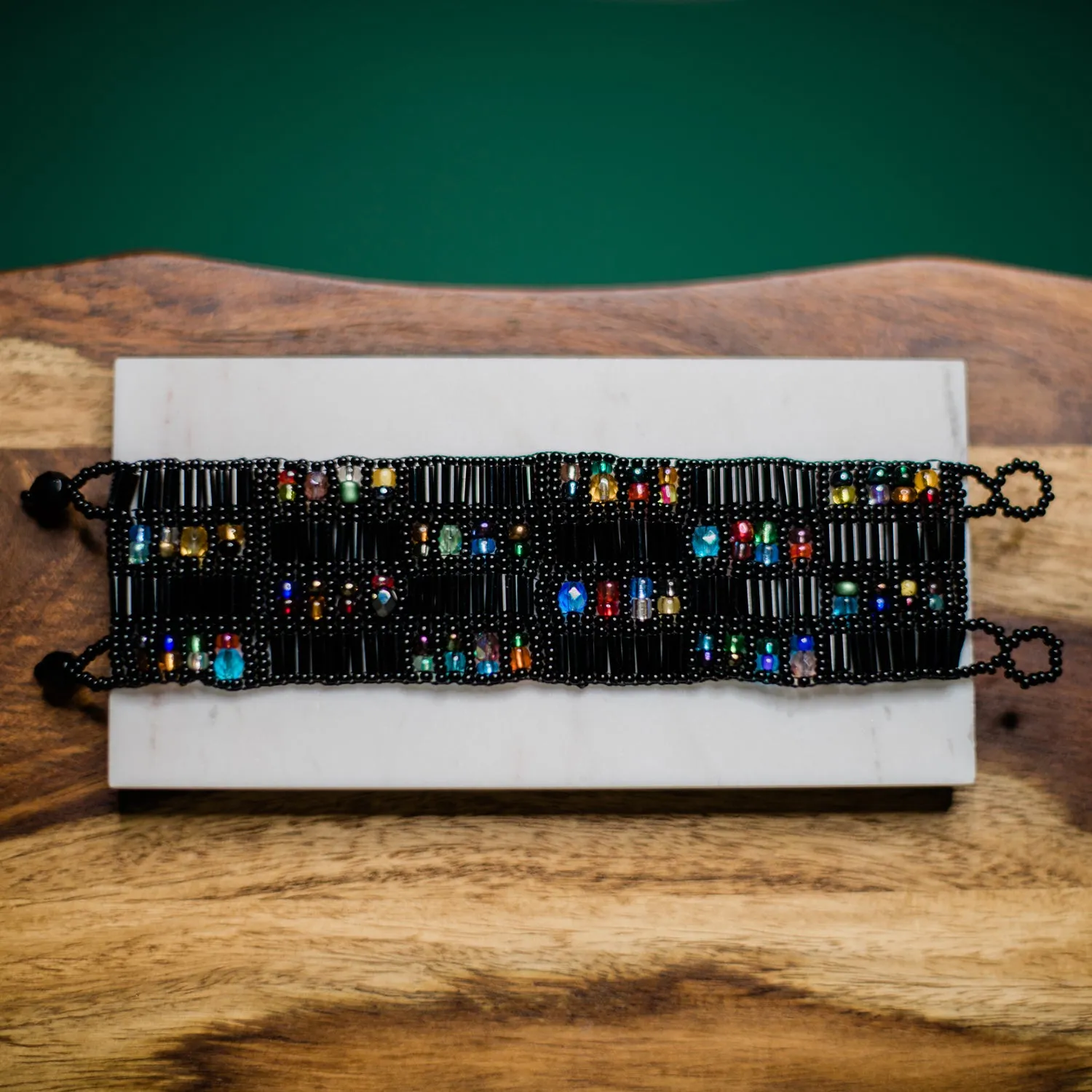 Beaded Tube Cuff