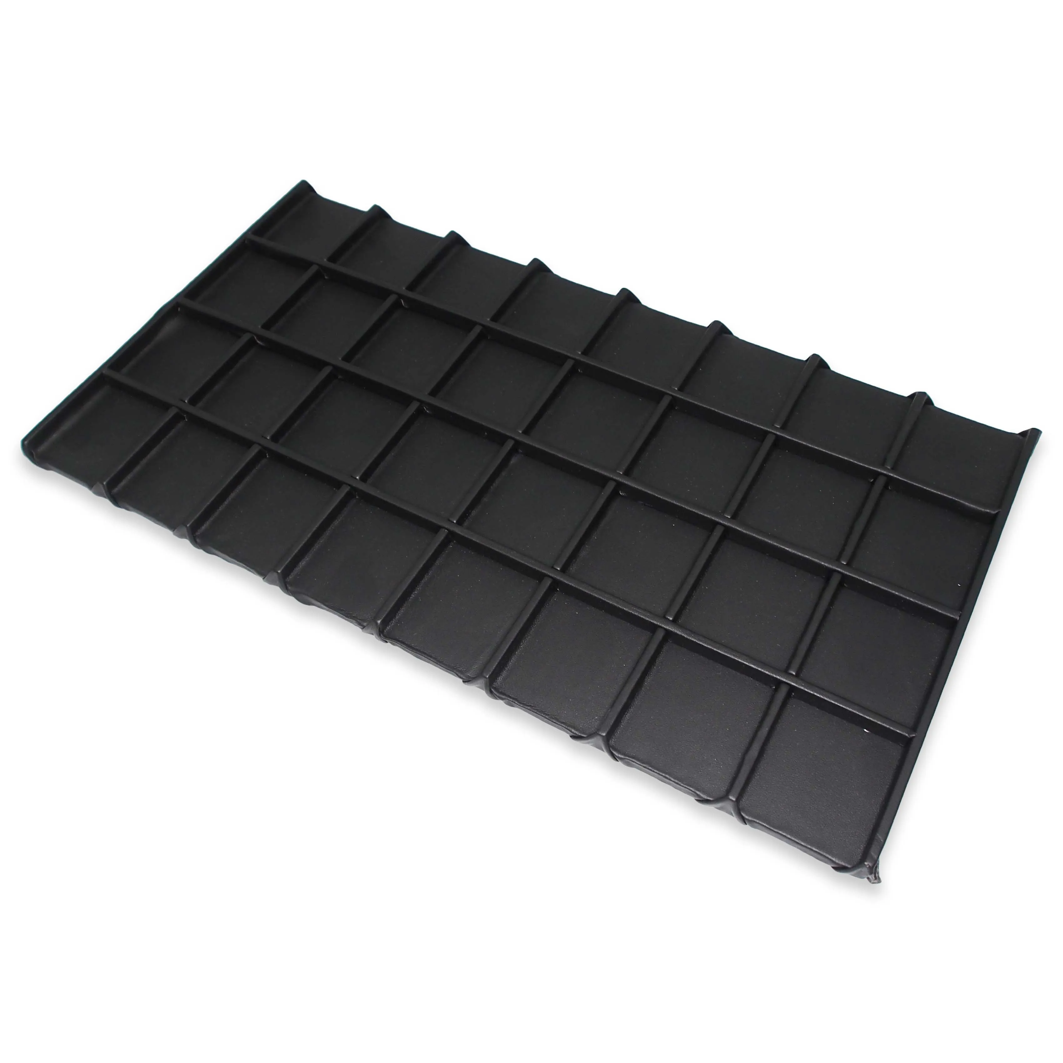 Black Faux Leather 32 Section Deluxe Insert Liner