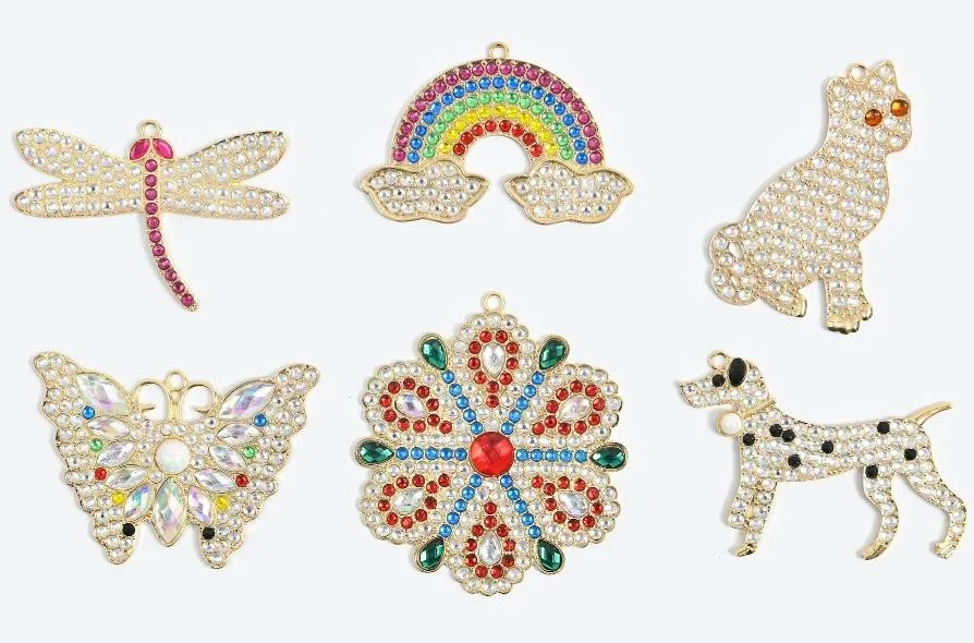 CA-PDKT2: Crystal Art Pendant Kit set of 6