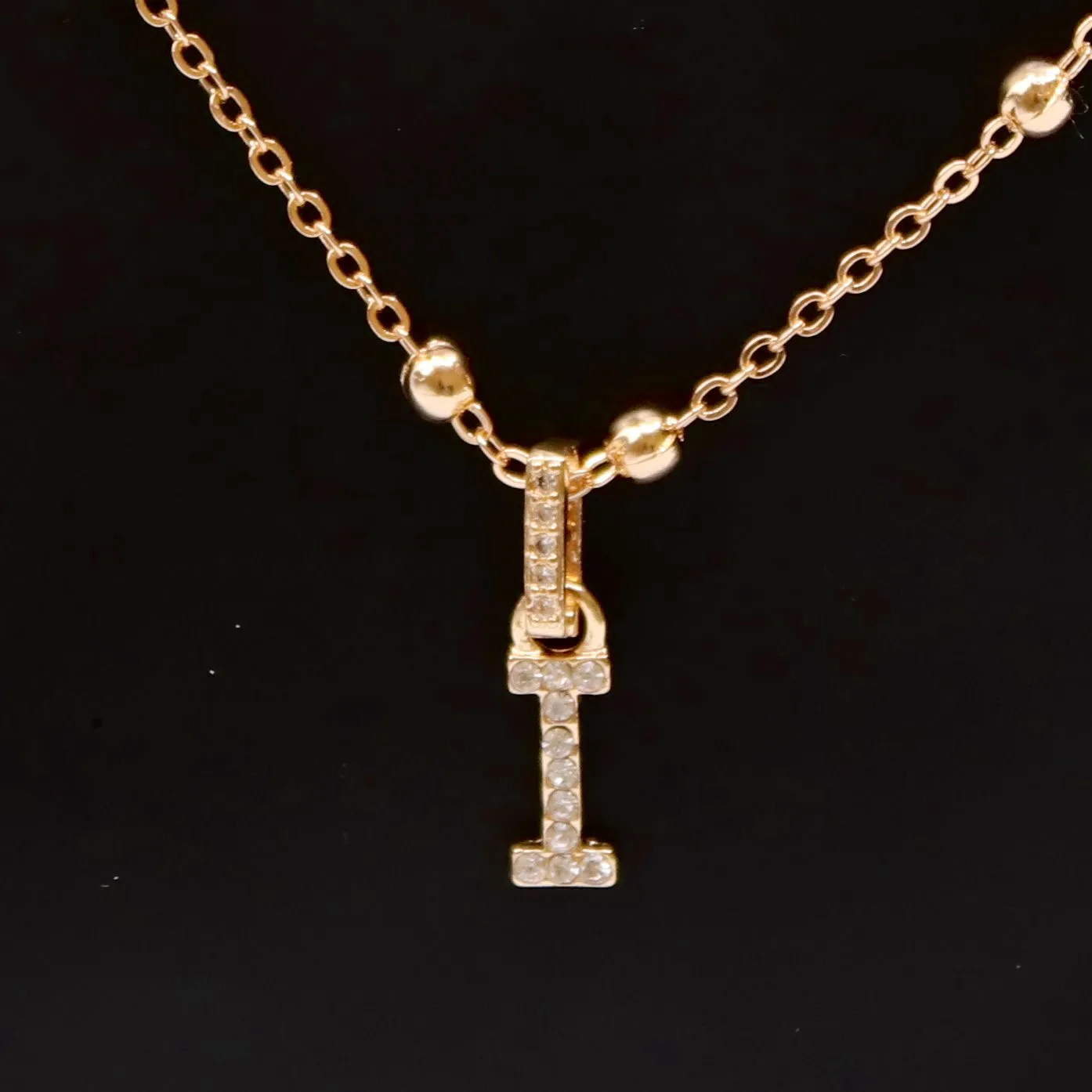 DISPLAY 132 piece Rhinestone Initial Letter Necklace Bracelet Anklet Gold Silver PICK UP ONLY