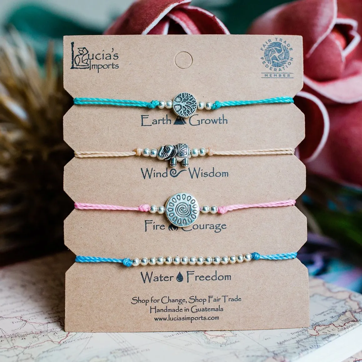 Growth String Charm Bracelet Set