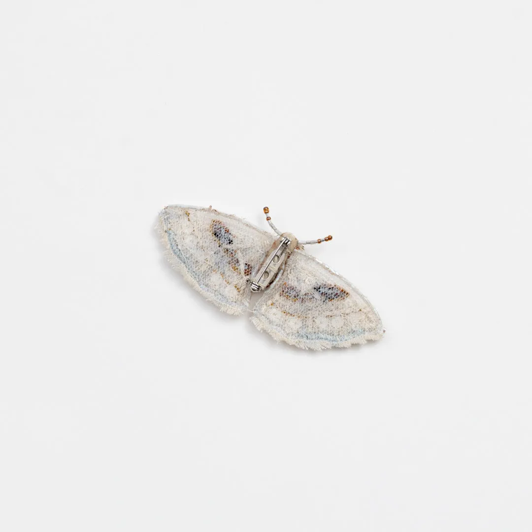 Trovelore embroidered insect brooch